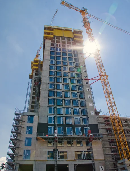 超高層ビルの建設 — ストック写真