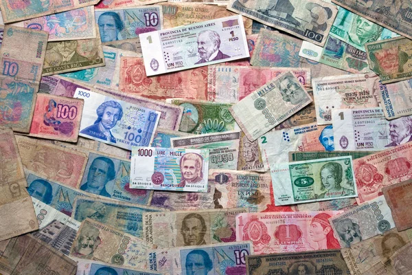 Antecedentes de billetes antiguos — Foto de Stock