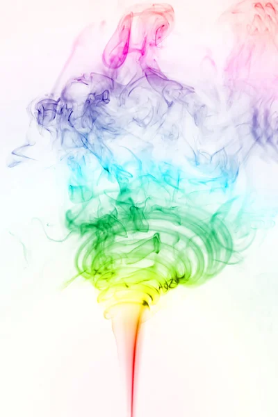 Fumo colorato Fotografia Stock