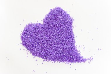 Lavender heart clipart