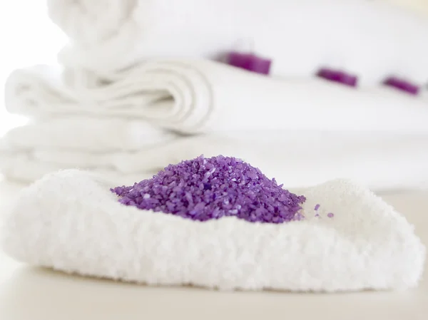 Lavendel zeezout — Stockfoto