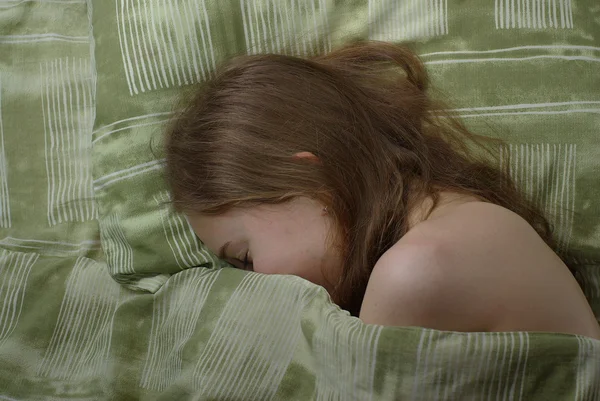 Sleeping female — Stock Photo, Image
