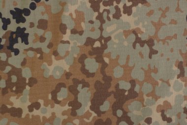 Fall camouflage fabric clipart