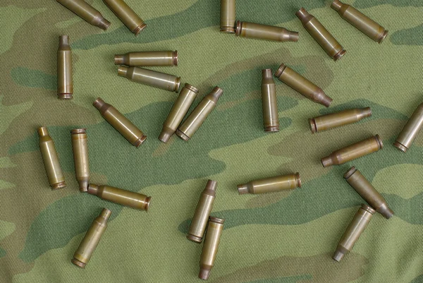 stock image Russian camouflage and shells