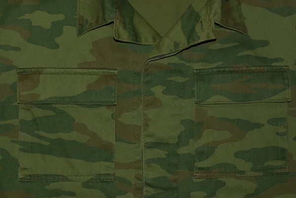 Russian camouflage uniform — Stock Photo, Image