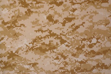 Desert digital camouflage, fabric clipart