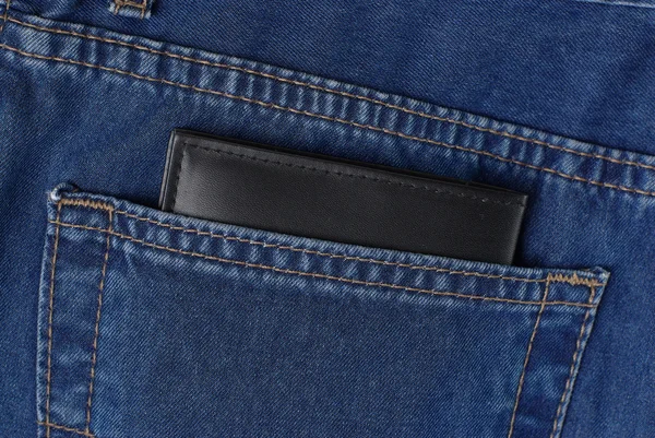 stock image Purse in jeans pocket