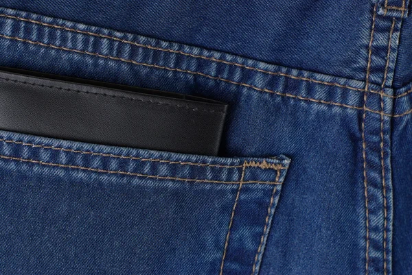 Portefeuille en jean poche — Photo