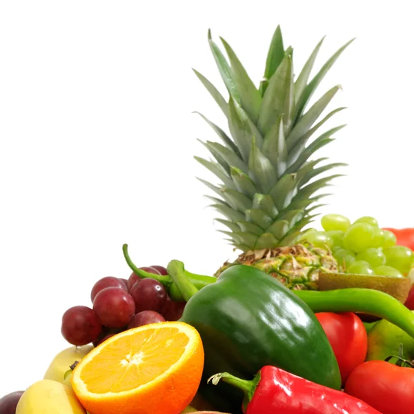 Świeże owoce i warzywa — Zdjęcie stockowe