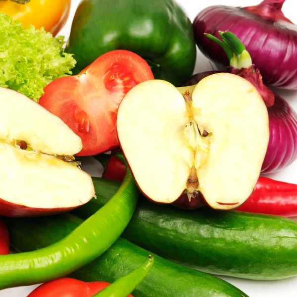 Buah-buahan dan sayuran segar — Stok Foto