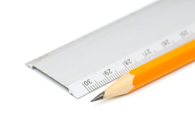 Pencils and ruler clipart
