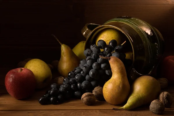 Assortiment van verschillende herfst vruchten — Stockfoto