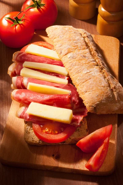 Ciabatta сендвіч — стокове фото