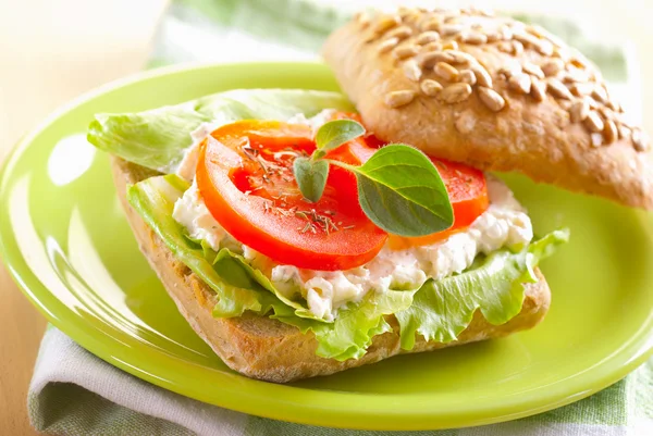 Roll sandwich — Stock Photo, Image