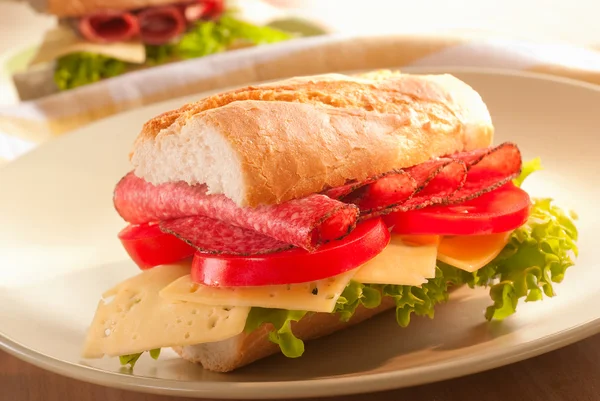 Багет сендвіч — стокове фото