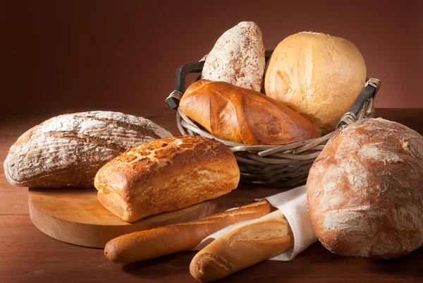 बेक्ड रोटी की विविधता — स्टॉक फ़ोटो, इमेज