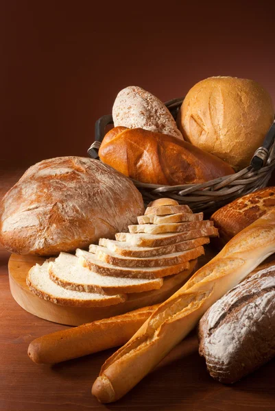 बेक्ड रोटी की विविधता — स्टॉक फ़ोटो, इमेज