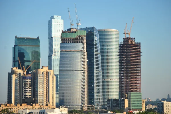 莫斯科市在阳光灿烂的日子 — 图库照片