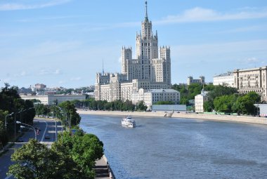 Moscow River classic panorama/ clipart