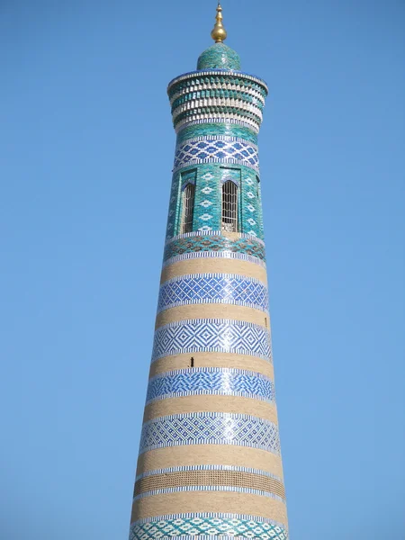 Hiva içinde Minare — Stok fotoğraf