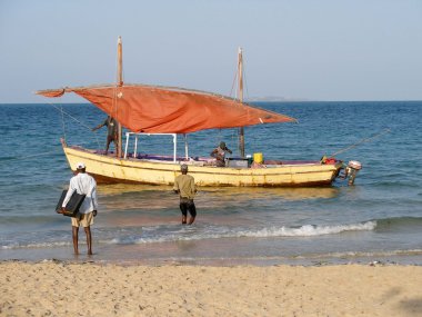 Mozambican dhow clipart