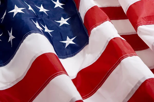 Hintergrund der amerikanischen Flagge Stockbild