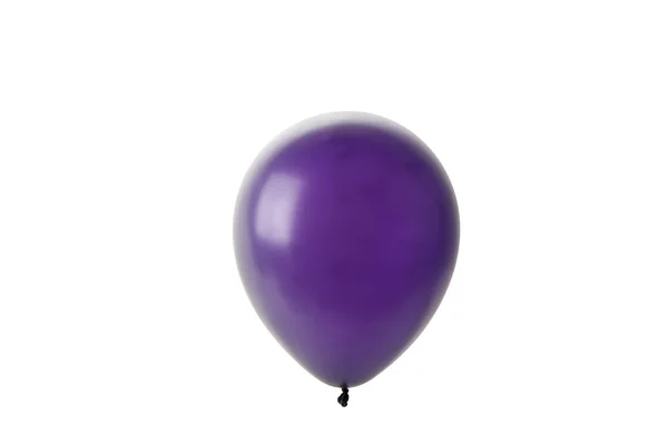 Purple balloon isolated on white — Stock Photo, Image