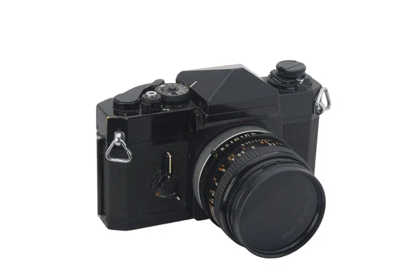 Vintage 35mm câmera de filme isolado — Fotografia de Stock