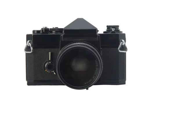 孤立的复古 35 毫米胶卷相机 — 图库照片