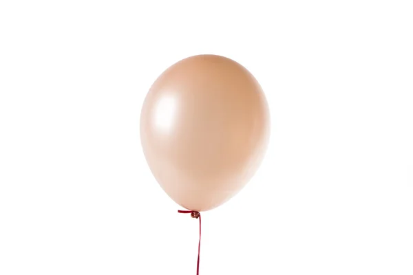 关闭隔离白色上的白色气球 — 图库照片