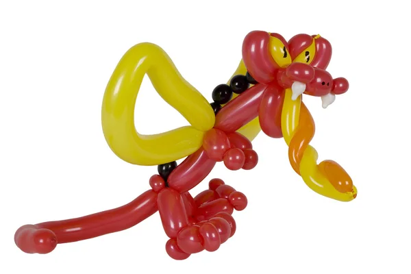 Dragão animal de balão com fogo — Fotografia de Stock