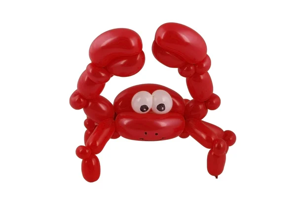 Balloon crab sculpture isolated on white — Stock Photo, Image