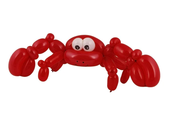 Balloon crab sculpture isolated on white — Stock Photo, Image