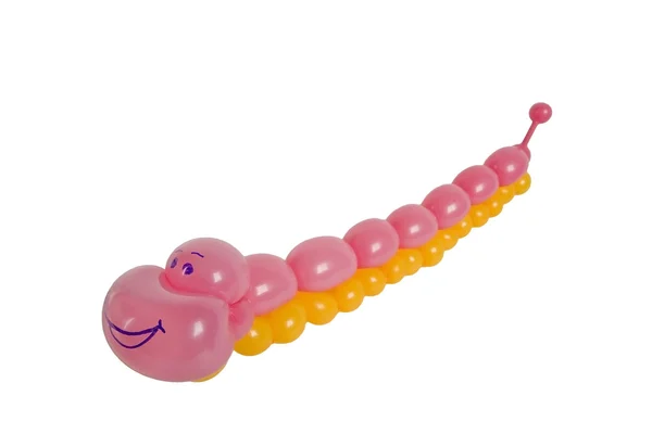 Balloon animal centipede isolated Royalty Free Stock Images
