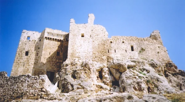 Руїни Assasins фортеці Сирії — стокове фото
