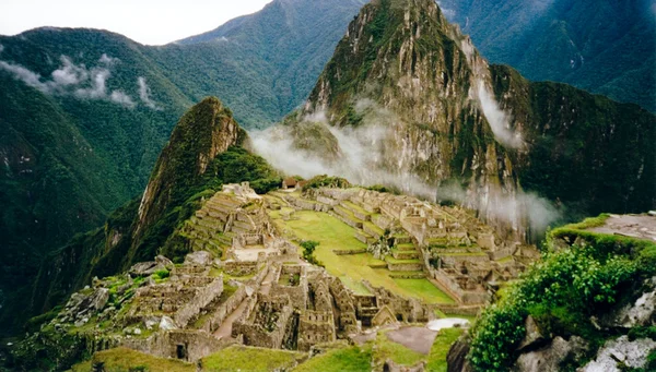 Μάτσου Πίτσου ερείπια Περού — Φωτογραφία Αρχείου