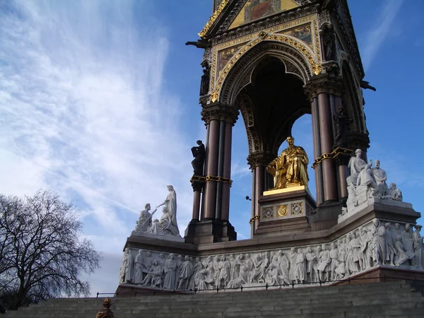 Albertův památník v hyde park v Londýně — Stock fotografie
