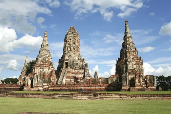 Ruinas del templo de Ayutthaya — Foto de Stock