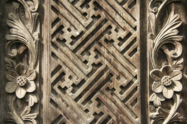 Balinese wood carving — Stock Photo, Image