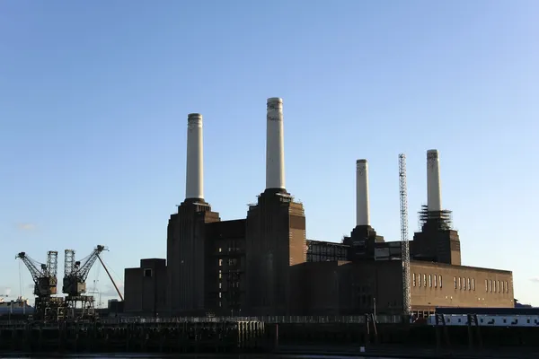 Battersea güç istasyonu Londra İngiltere — Stok fotoğraf