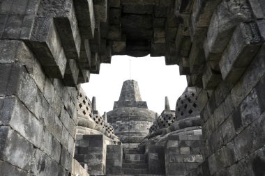Borobudur architecture clipart