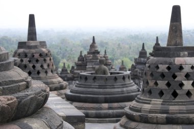 Borobudur architecture clipart