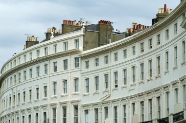 Brighton regency architecture uk clipart