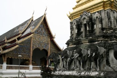 Chaing mai temple clipart