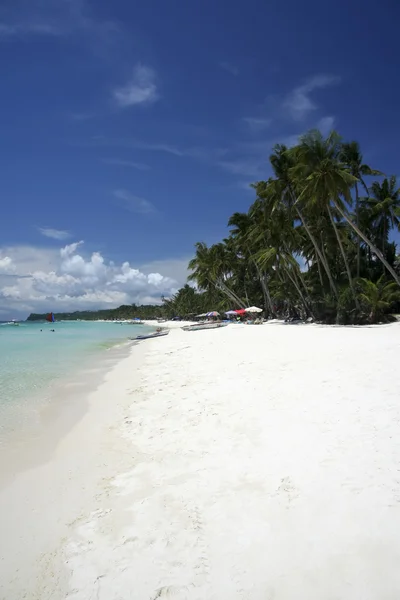 Boracay island, fehér strand Fülöp-szigetek — Stock Fotó