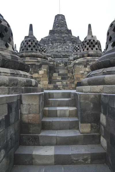 Borobudur het platform — Stockfoto