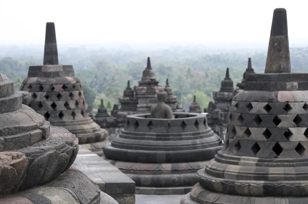 Borobudur arkitekturen — Stockfoto