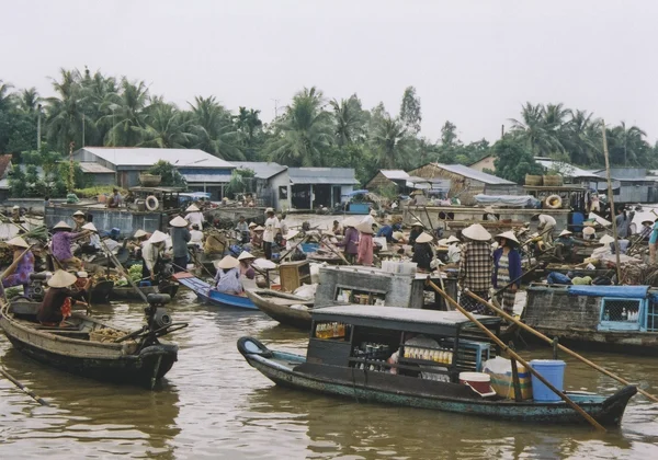 Πλωτή αγορά — Φωτογραφία Αρχείου