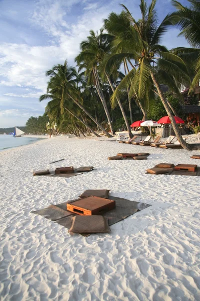 Resort Beach bar boracay ilha as filipinas — Fotografia de Stock
