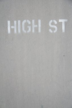 High street background clipart